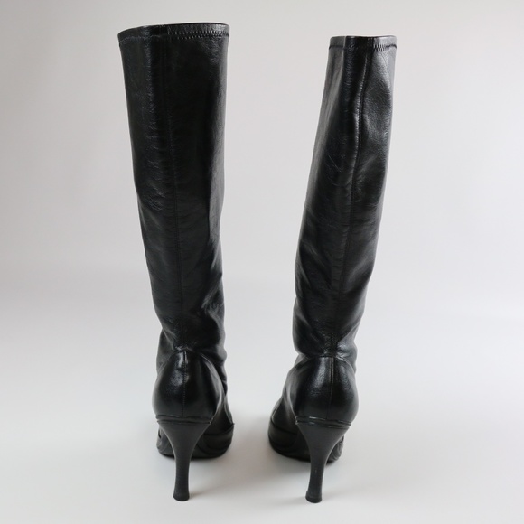 SOLD Gianni Bini Black High Heel Boots - Picture 5 of 8
